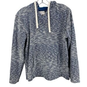 Hang Ten Women's Sz M Long sleeved Knit Hoodie Surf Comfy‎ Pullover Blue (6)